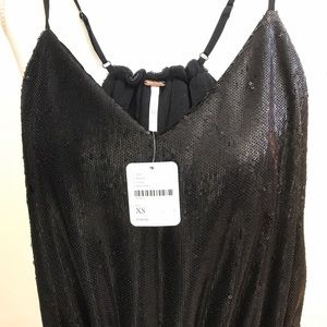 Free People Sequin Jumpsuit